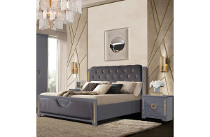 Спальный гарнитур Бодрум (белый,серый,капучино)