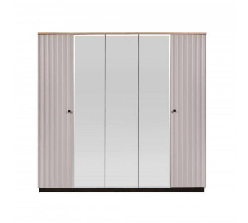Пятистворатый шкаф для одежды Мадрид (Кашемир эмаль)