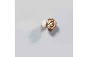 Витрина 2-х дверная в гостиную Стелла (белый золото)