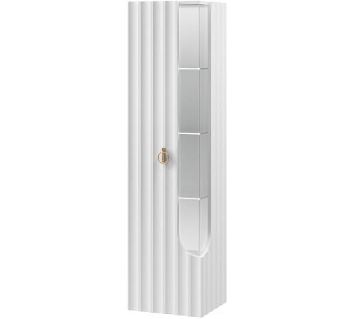 Шкаф-витрина навесной Лоренсо МН-043-02/03 белый