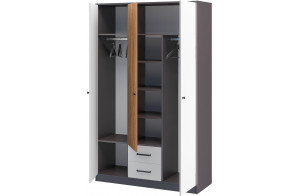 Трехстворчатый шкаф Мальма МН-135-04