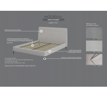 Мягкая кровать Палермо МН