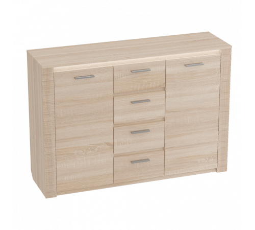 Широкий комод 1400 Элана, цвет Бодега белая