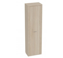 Одностворчатый шкаф с полками для гостиной Элана, цвет Бодега белая