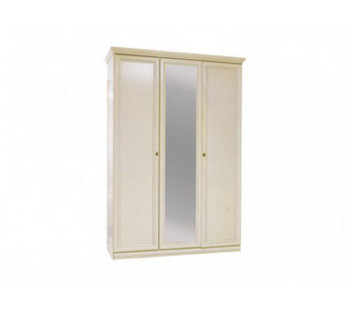 Шкаф для одежды Нинель ММ-167-01/03 (белая эмаль)