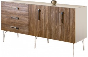 Комод для гостиной Богемия Вуд (Bogemia Wood) БМКМ-4(Wo)