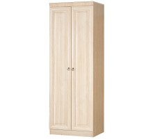 Двустворчатый шкаф для одежды в гостиную Инна 609 светлый