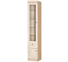 Шкаф витрина комбинированный Инна 604 светлый